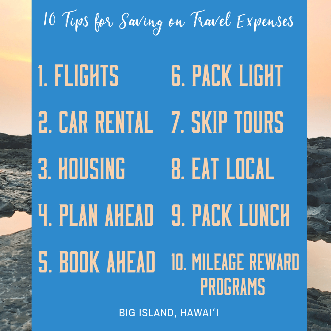 A few simple changes can make a vacation more affordable. How To Vacation In HawaiÊ»i The Big Island On A Budget HawaiÊ»i Camp Life