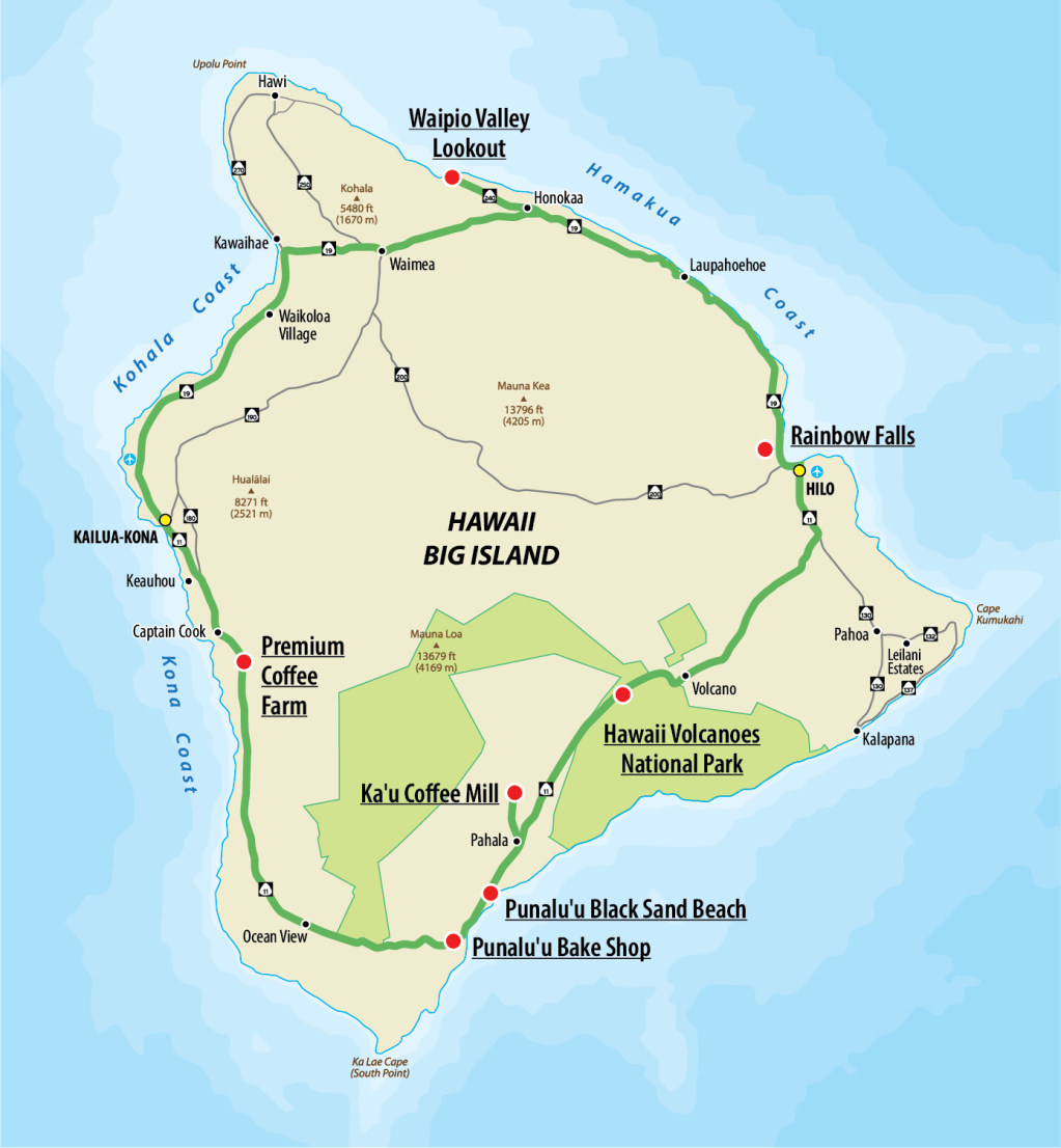 Exploring Oahu To Big Island Circle Tour Package