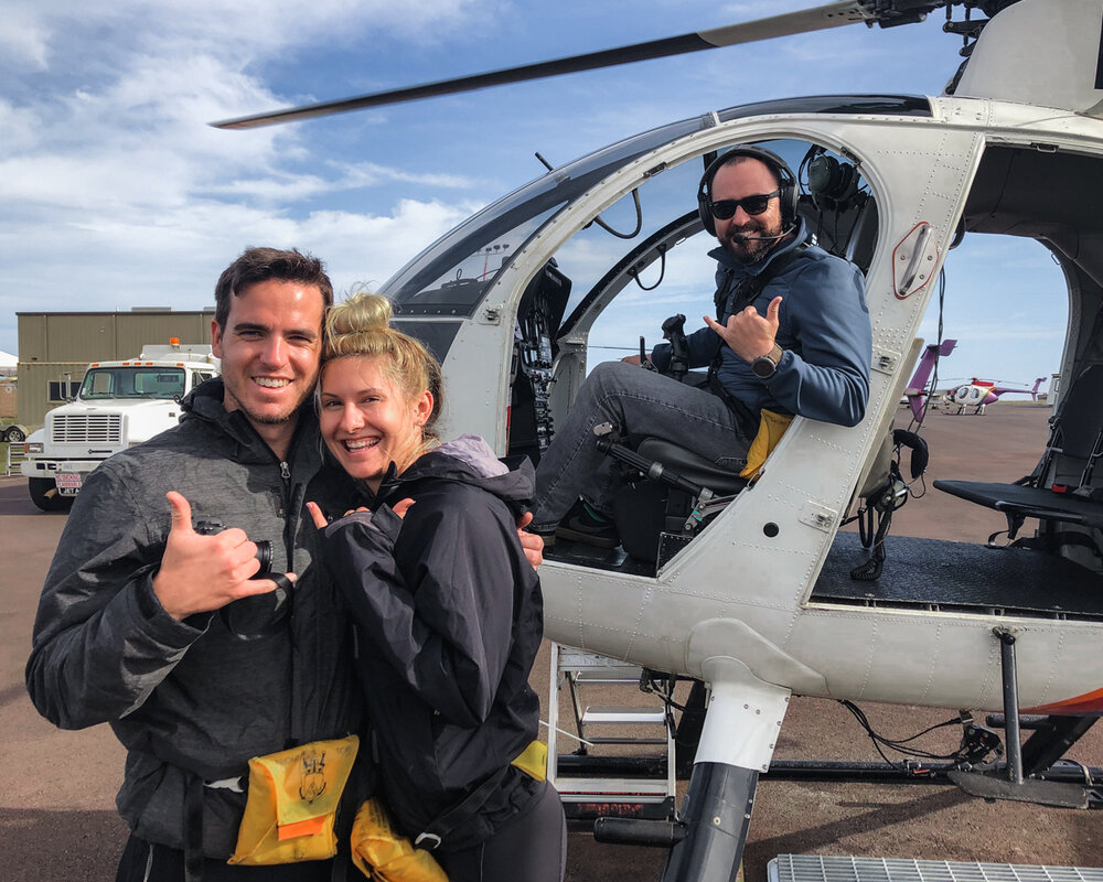 Amazing Helicopter Crash Big Island Hawaii Package